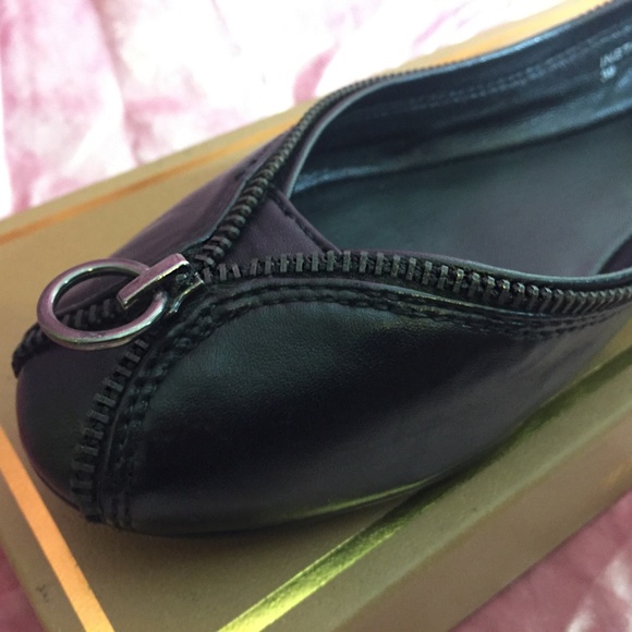 ASH ITALIA Ballet Flats w Zip Detail + Box & Bag - Picture 3 of 7